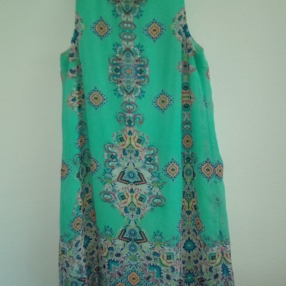 Short Light Green Summer Dress